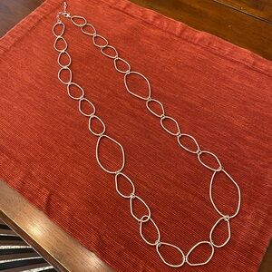 Elegant Silver Chain Necklace